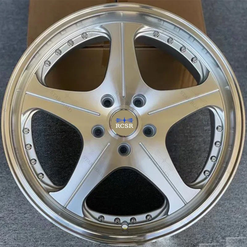 

RCSR OEM ODM Custom Carbon Fiber 18-24 Inch 5x139.7 PCD Aluminum Alloy Forged Car Rims 40mm & 35mm ET New Condition