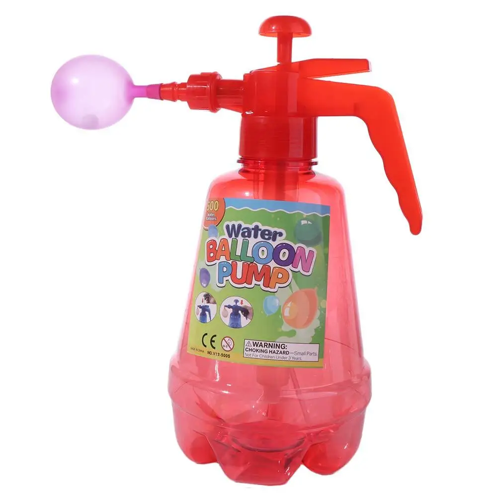 Balloon Pump Water Balloon Inflator Quick-Fill Large Capacity Balloon Water Filler Kit Automatic Songkran Water Fight Sand Pool
