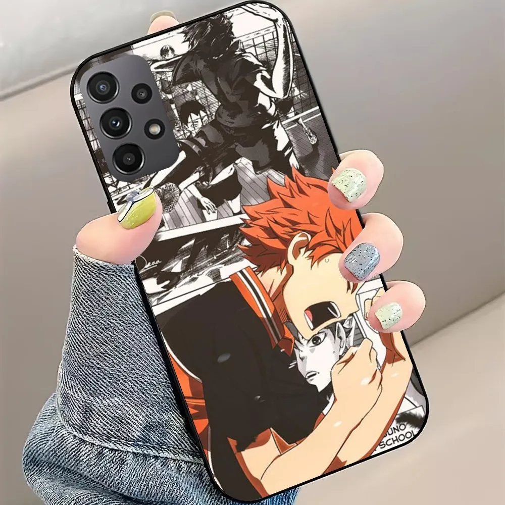 Coque de téléphone Anime Japan Volleyball, coque pour Samsung Galaxy A52 A53 A71 A30 S A72 A73 A80 A91, Bilibili H-Haikyuu Oya