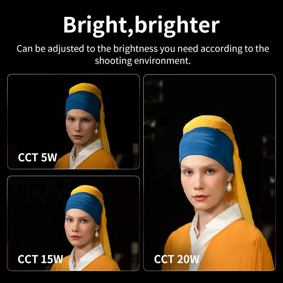 Zhiyun fiveway m20 bicolor m20c rgb 20w led luz de vídeo 2500k-10000k app controle luz de preenchimento para ins youtube vlog streaming ao vivo