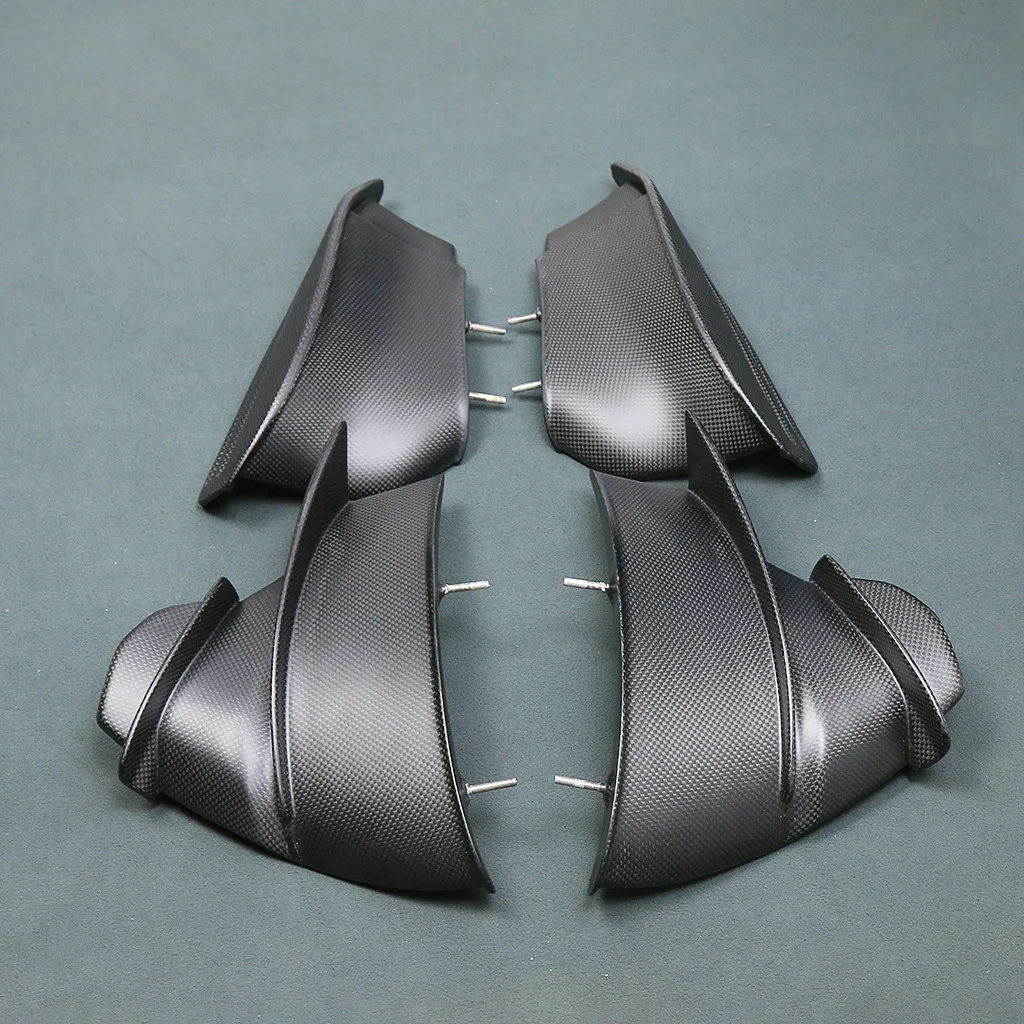 For V4 V4S motorcycle modification accessories prepreg carbon fiber fixed wing side body small wing