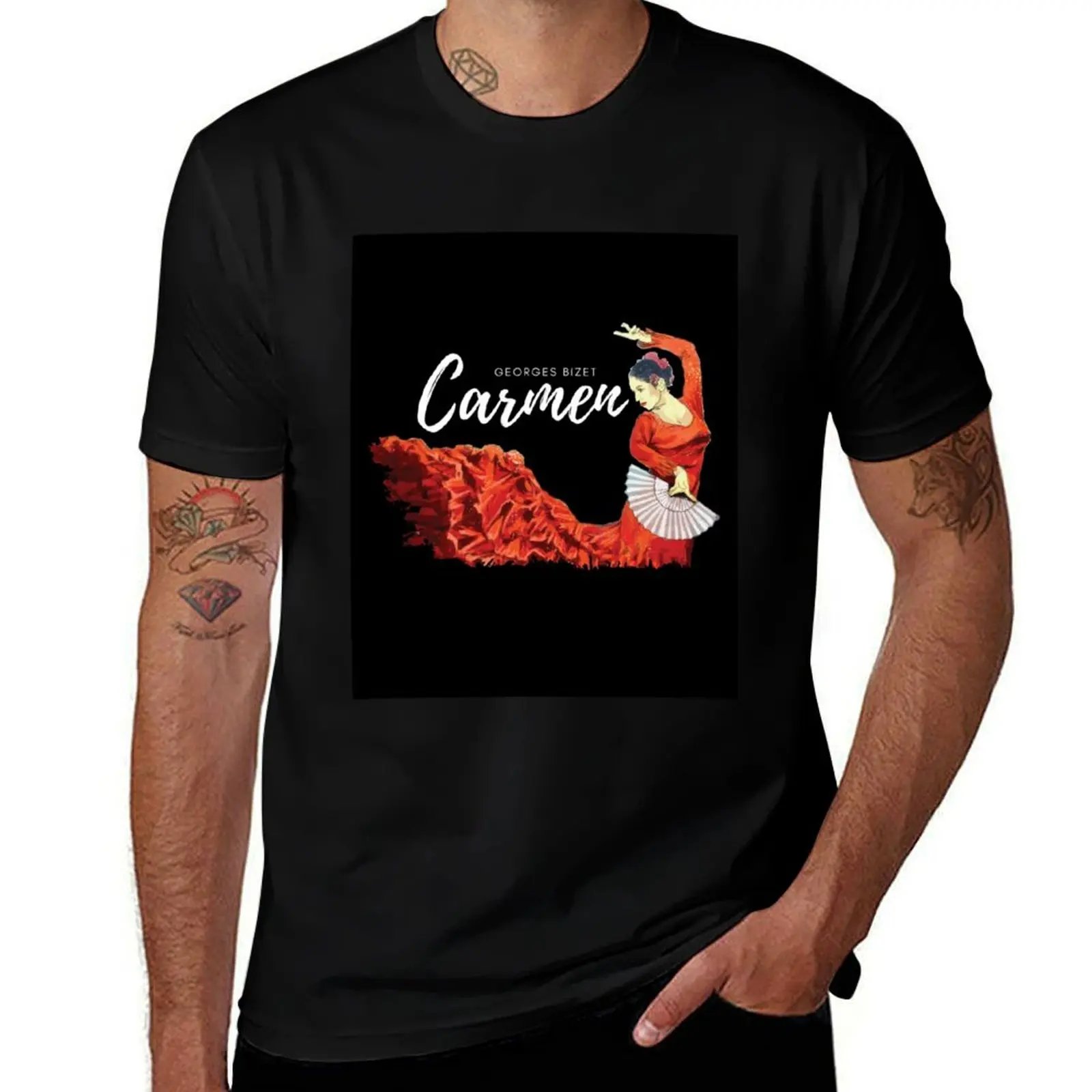 

Georges Bizet - Carmen Mounted Print T-Shirt man t shirt graphic cotton t shirt pack cotton t shirt man T-Shirt