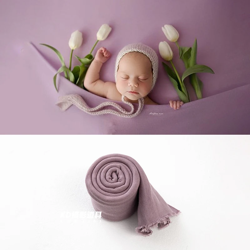 Newborn Photography Wraps Props Stretch Fabric Baby Swaddle Blanket Studio Baby Photo Wrap Shooting Background Cloth Accessories