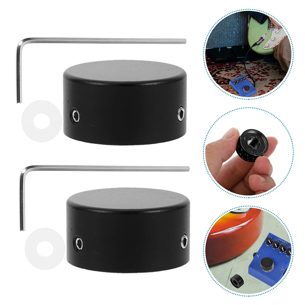 

Effect Knob Protectors Manicure Nail Guitar Replacement Cap Guards Pedal Top Hat