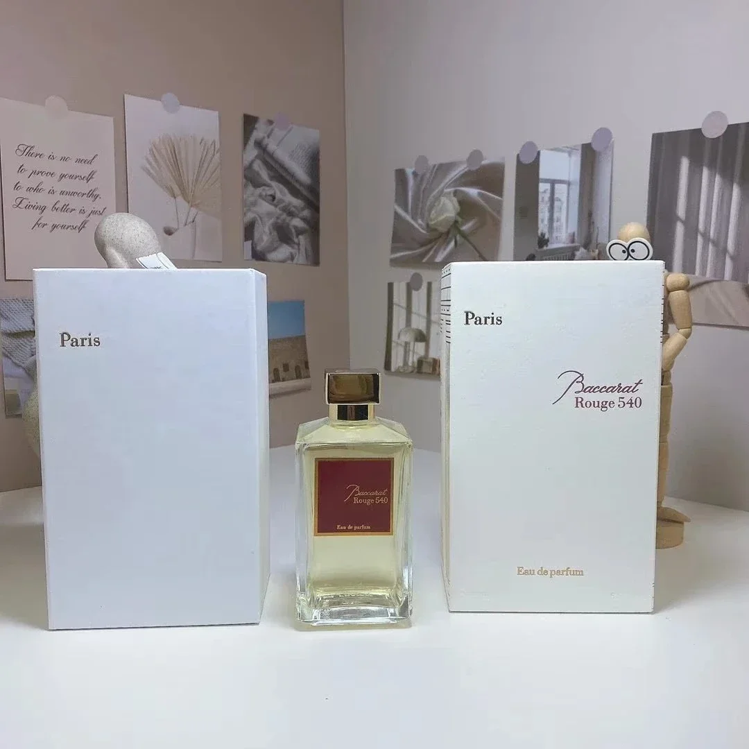 200ml marca perfume baccarat rouge 540, a la rosa, oud seda humor, 724 fragrância de longa duração m perfume para mulher homem