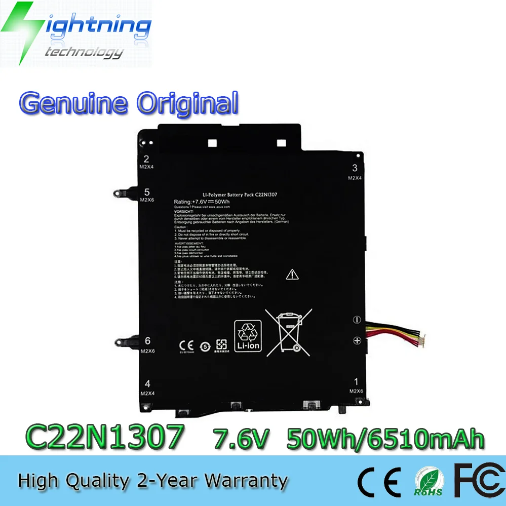 Genuine Original C22N1307 Notebook Battery for ASUS Transformer Book T300LA T300LA-DH51T T300LA-C4001H T300LA-XH71T