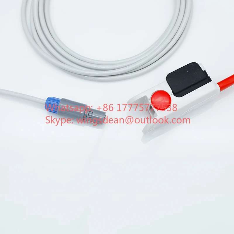 For CONTEC CMS 5000/5100 5-Pin Adult Finger Clip Oxygen Probe (Digital)(With PCBA Board)