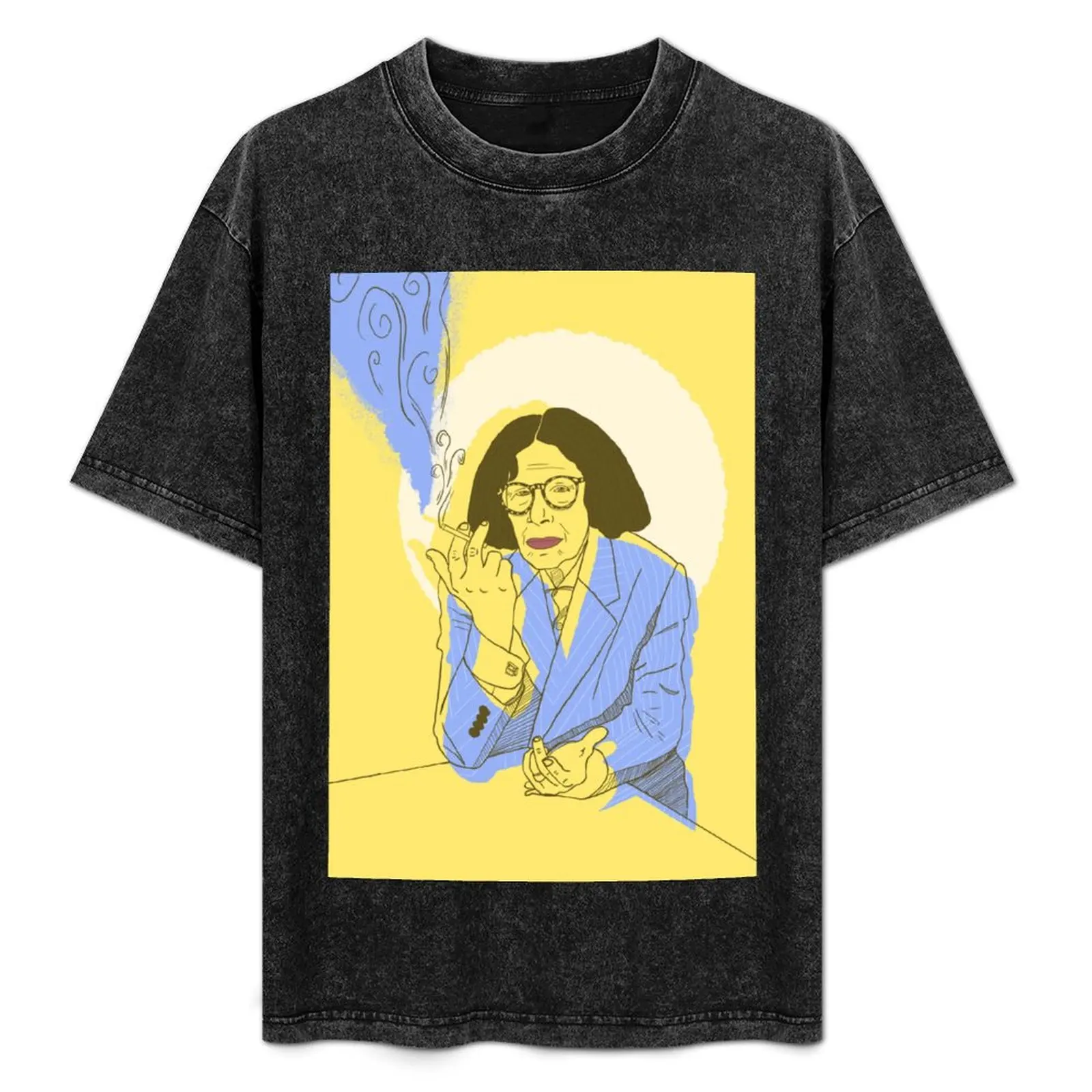 

Fran Lebowitz T-Shirt Luxury man blue archive men clothings