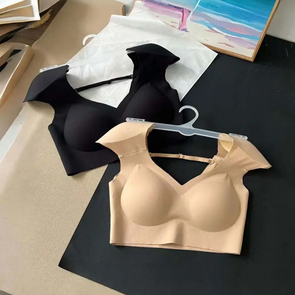 V-hals haakse schouderbeha Naadloos onzichtbaar schouderstuk Vest Borstbinder Lingerie Ondergoed voor dames Meisjes Shapewear