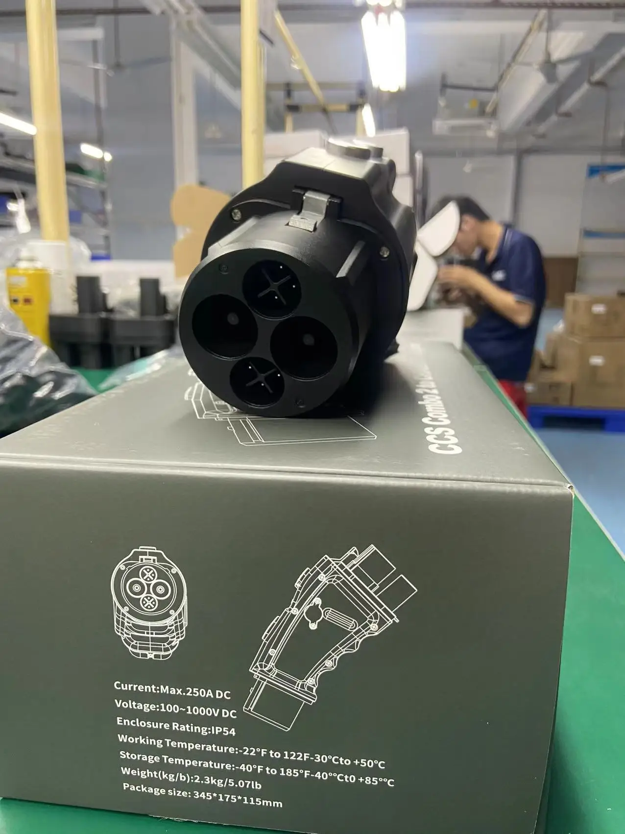 Tary EV 250A DC CCS2 to CHADEMO Adapter New Energy Electric Vehicle DC Fast Charging CCS2 to CHADEMO