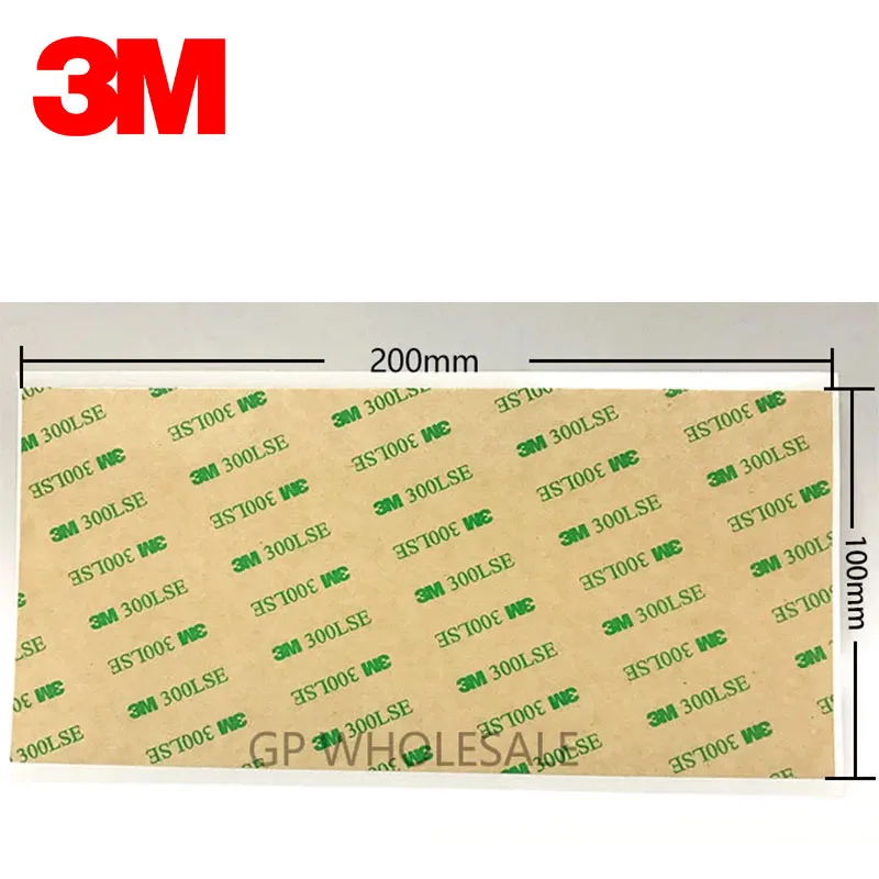 شريط لاصق على الوجهين 3 م ، شفاف ، شفاف ، هاتف ، إصلاح شاشات LCD ، 300LSE ، 9495LE ، 10: x 20: 10 أوراق لكل لوط