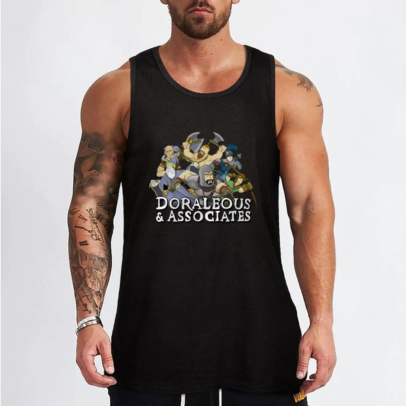 Doraleous & Associates Tank Top Man clothes for gym man vest