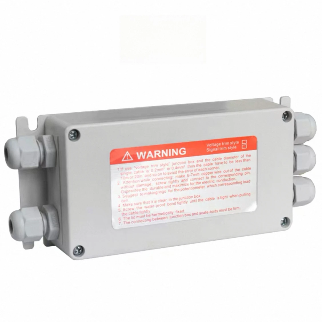 Small floor scale junction box 5-hole 4-core 4-wire high-precision electronic scale junction box weighing sensor junction box