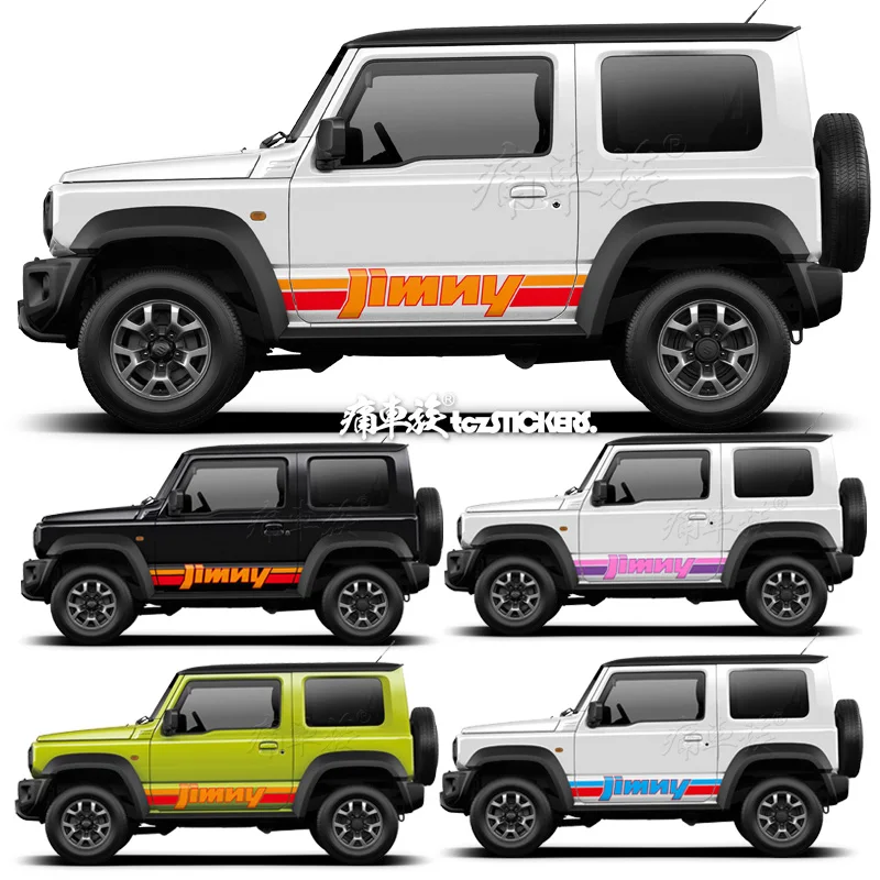 Newly customized car stickers FOR Suzuki Jimny 3-door body modification fashionable sporty Vinyl Decal accessories