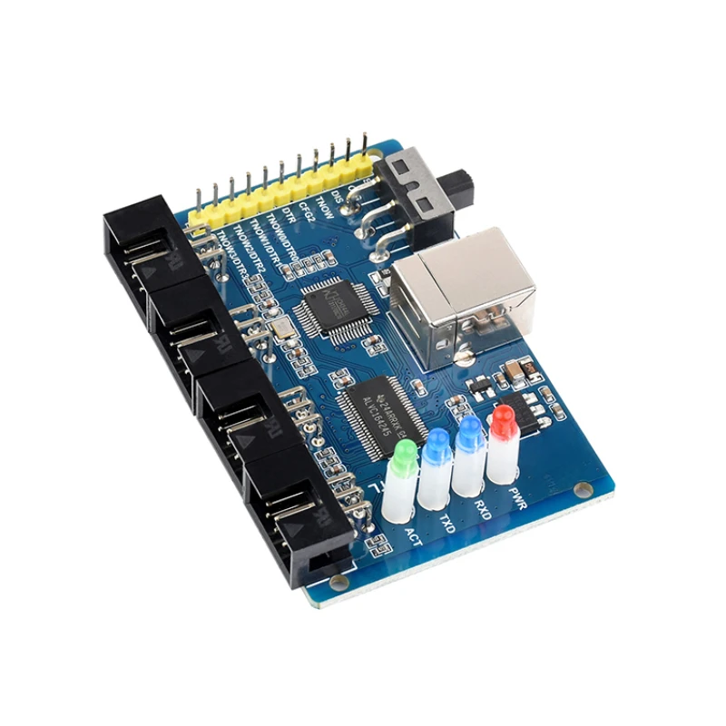 

Industrial-grade USB To 4-channel TTL UART Serial Communication Module CH344 Is Compatible with Multiple Systems