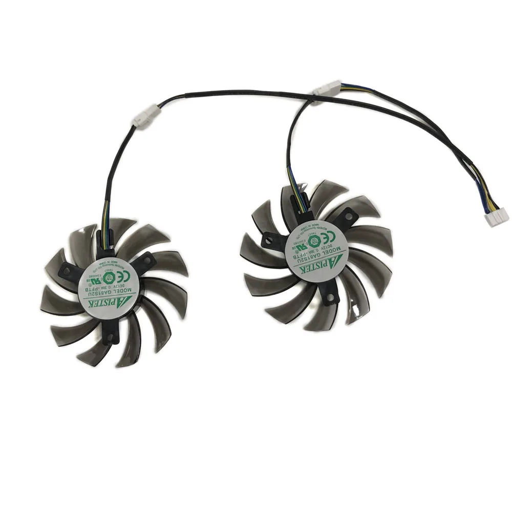 2Pcs/Set,75MM,GA81S2U,GPU Cooler Fan,For Powercolor RX 560D R7-260X HD7750 HD7770 R7-350 Server,Graphics Cards Cooling