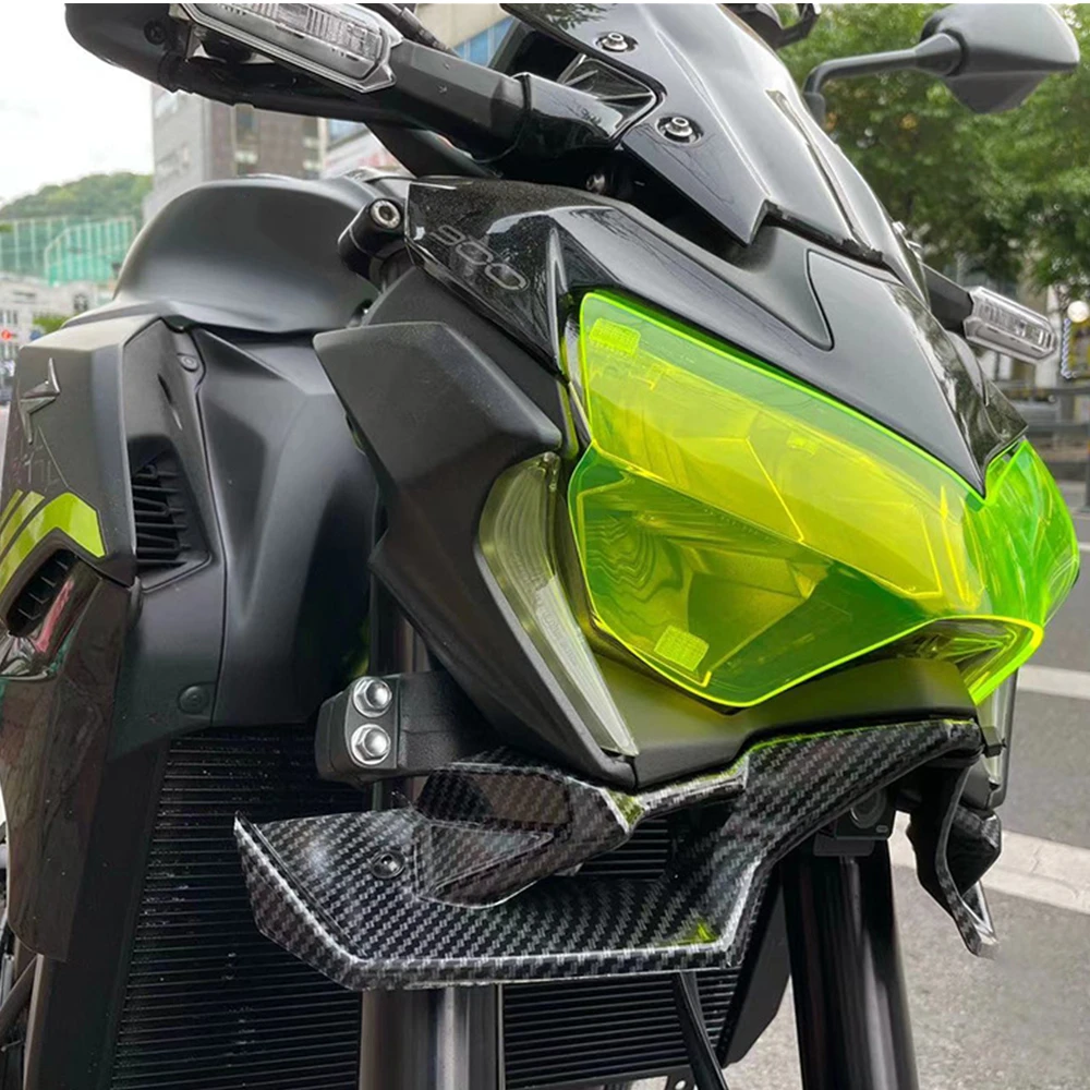 ​Carbon fiber Motorcycle Z 900 Naked Front Spoiler Winglet Aerodynamic Wing Kit Spoiler New For Kawasaki Z900 2020 2021 2022
