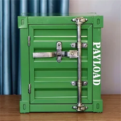 Coffee table, side table, industrial style cabinet, iron bedside table, creative bedside cabinet, small storage cabinet