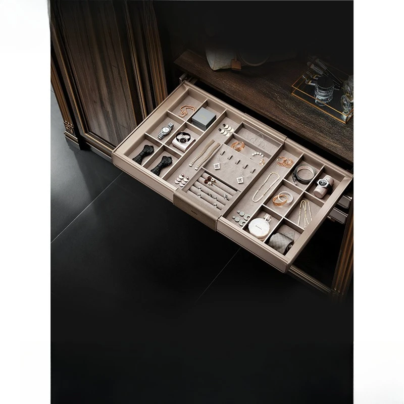 Wardrobe pull basket cloakroom storage clothing rattan basket