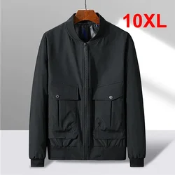 Big Size 10XL 9XL 8XL Plus Size Jackets Men Fashion Causal Cargo Jackets Coats Male Baseball Jacket Autumn Windbreaker