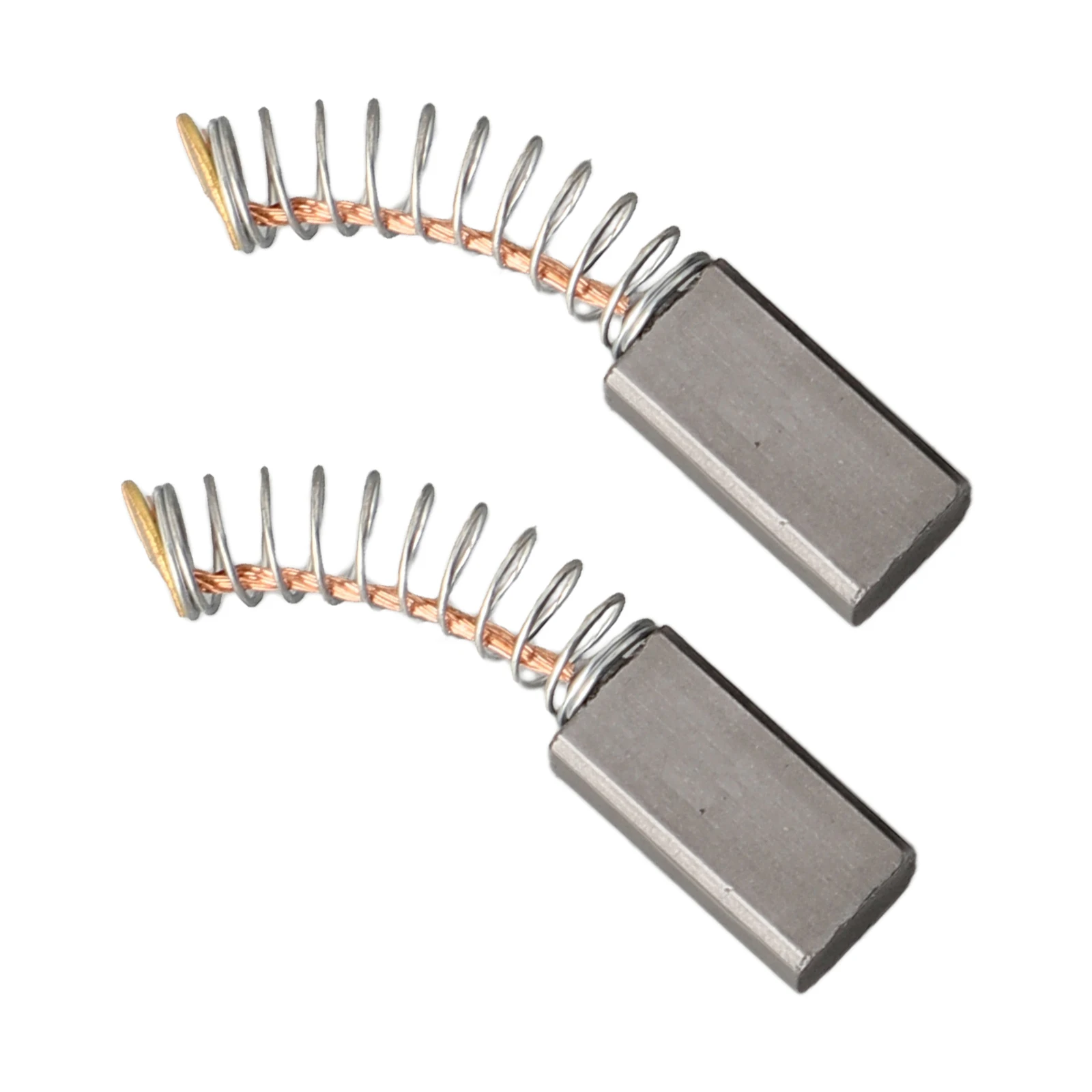 Set di due spazzole di carbone di ricambio progettate specifiche per l'uso in vari tipi di motori elettrici e apparecchiature elettriche