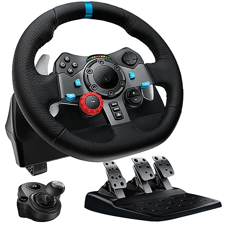 For PS5 game controller Logitech for G29 Driving Force Game Steering Wheel Volante for PS5/PS4/PS3 and PC steering wheel