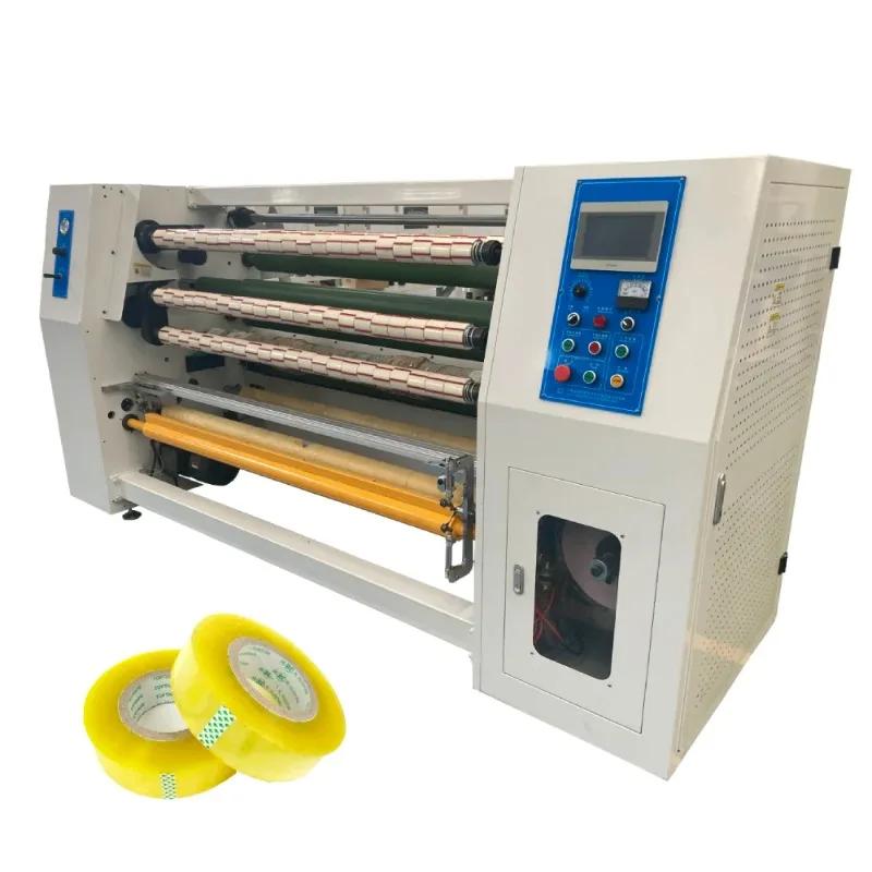 Automatic Adhesive BOPP Tape Slitting Machine Factory Price Acrylic Bopp Packaging Tape Rewinding Cutting Slitting Machine