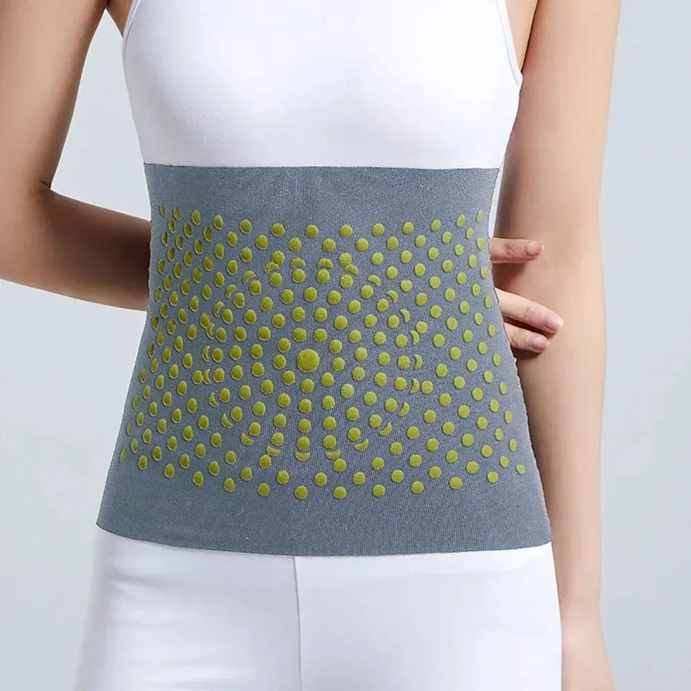 Hot Mugwort Therapy Waist Support Belt Self-Heating Waist Support Belt Lower Back Support Thin Soft Kidney Fixation Belt