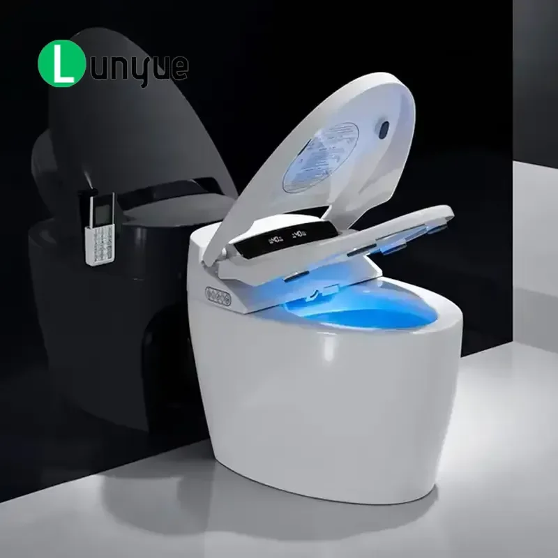 Auto Sensor Flush Open Electric Bathroom Japanese Automatic Intelligent Toilet WC Commode Toilet White Smart Toilet Bowl