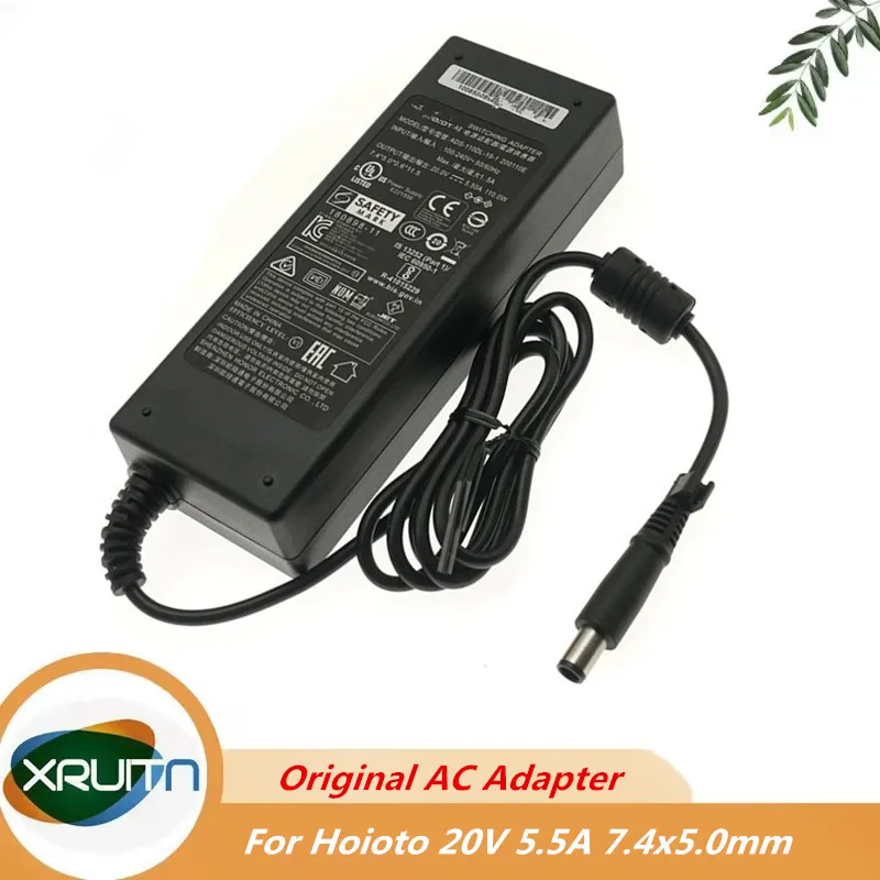 Echte 20V 5.5A 110W ADS-110DL-19-1 200110E AC Adapter Oplader Voor LaCie 2TB 1Big Dock SSD Pro 10TB Voeding