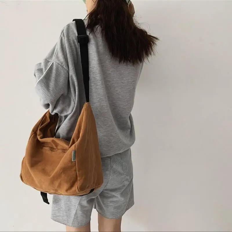 Bolso de hombro impermeable para mujer, bolsa informal de diseñador, sólido, de gran capacidad, sencillo, 2022