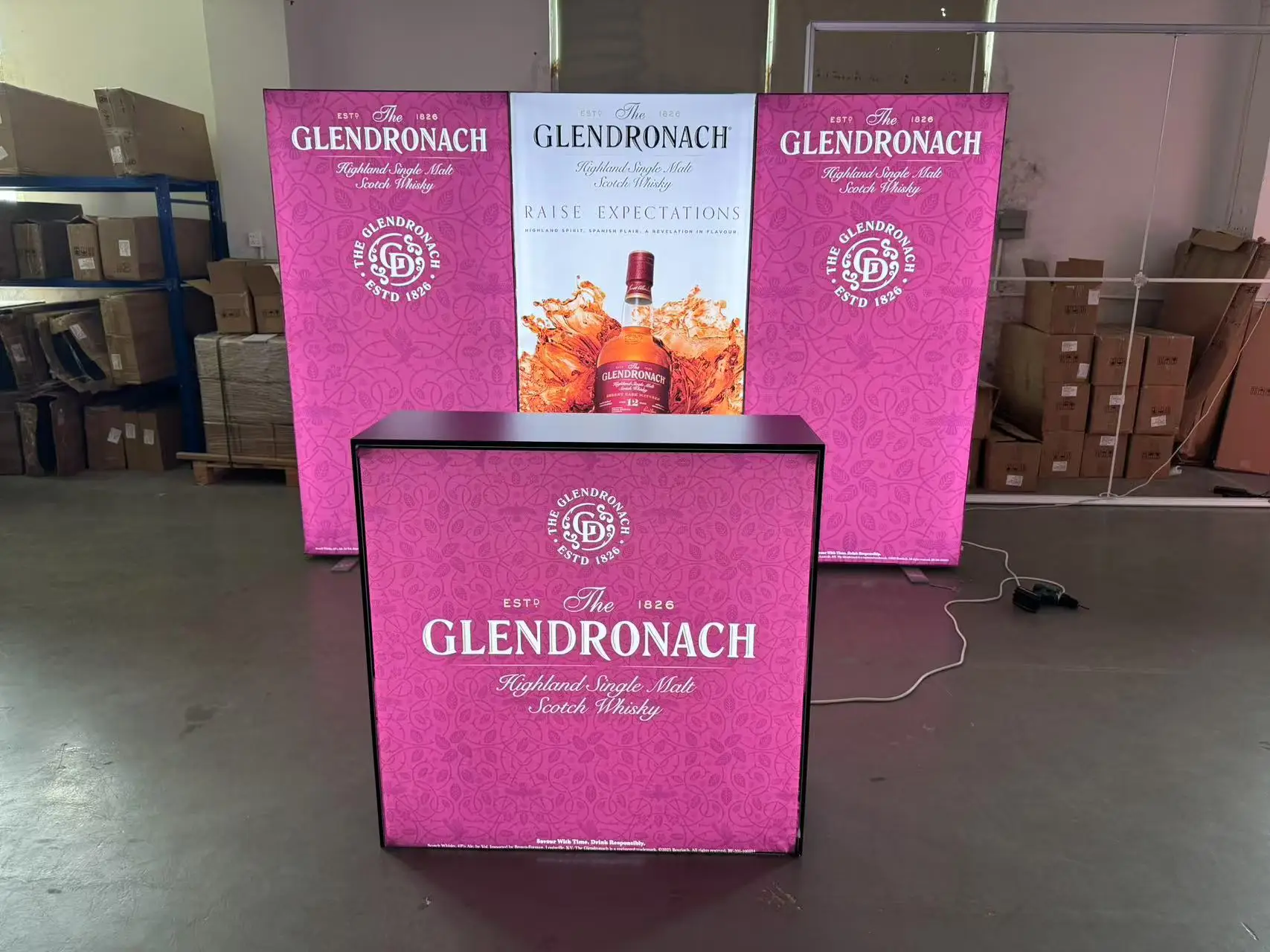 Floor Led Advertisement Sign Menu Poster Frame Box Light Acrylic Iron Square Waterproof Automatic Rotating Light Box