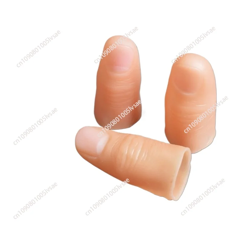 

Realistic finger non-slip broken false cover ring finger disabled prosthesis magic new children's prosthetics