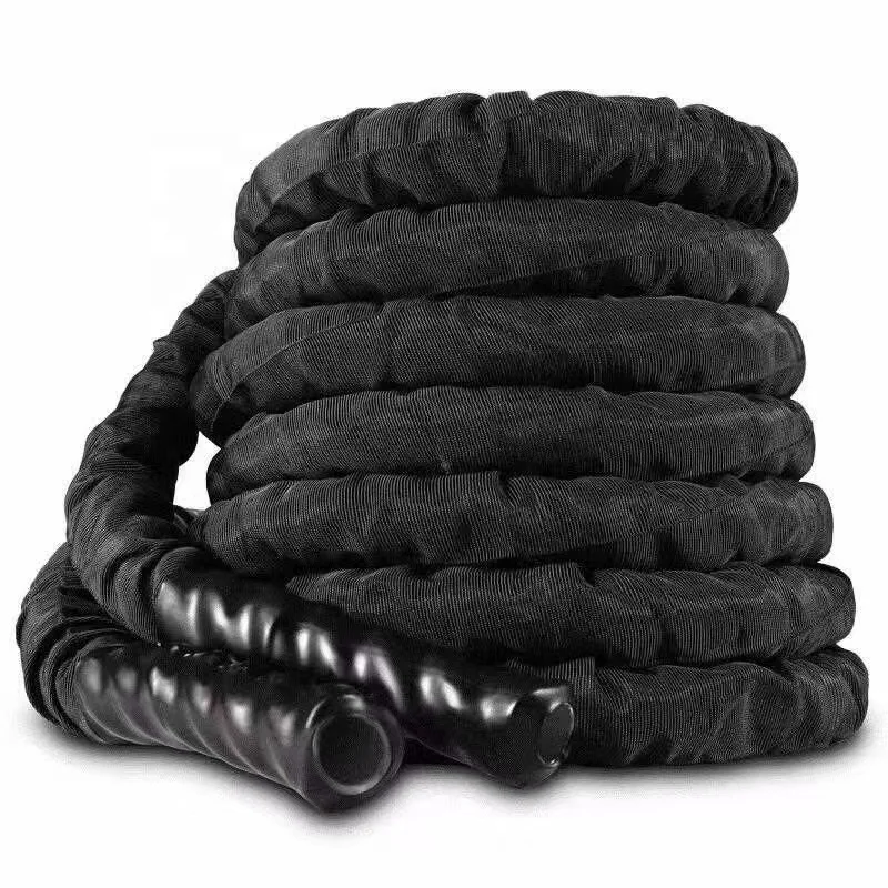 

Custom 25mm 38mm 50mm 9m 12m 15m Gym Training Battle Rope Exercise Heavy Polyester Fitness Protective Sleeve Battle Rope