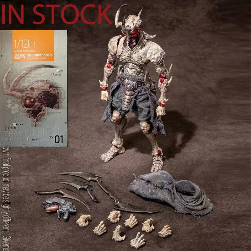 

New In Stock Giveme5ive Metamorphose The Rise Of Insects Airoki 1/12 Worm Series Action Figure Model Desktop Decoration Toy Gift