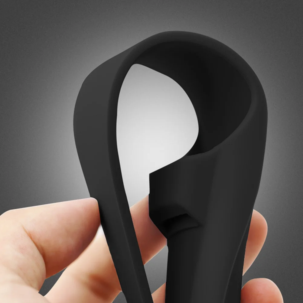 2 Pcs 커버 실리콘 케이스 화이트 면도기 여행 보호 가방 경량 휴대용 야외 안전 소재 부드러운