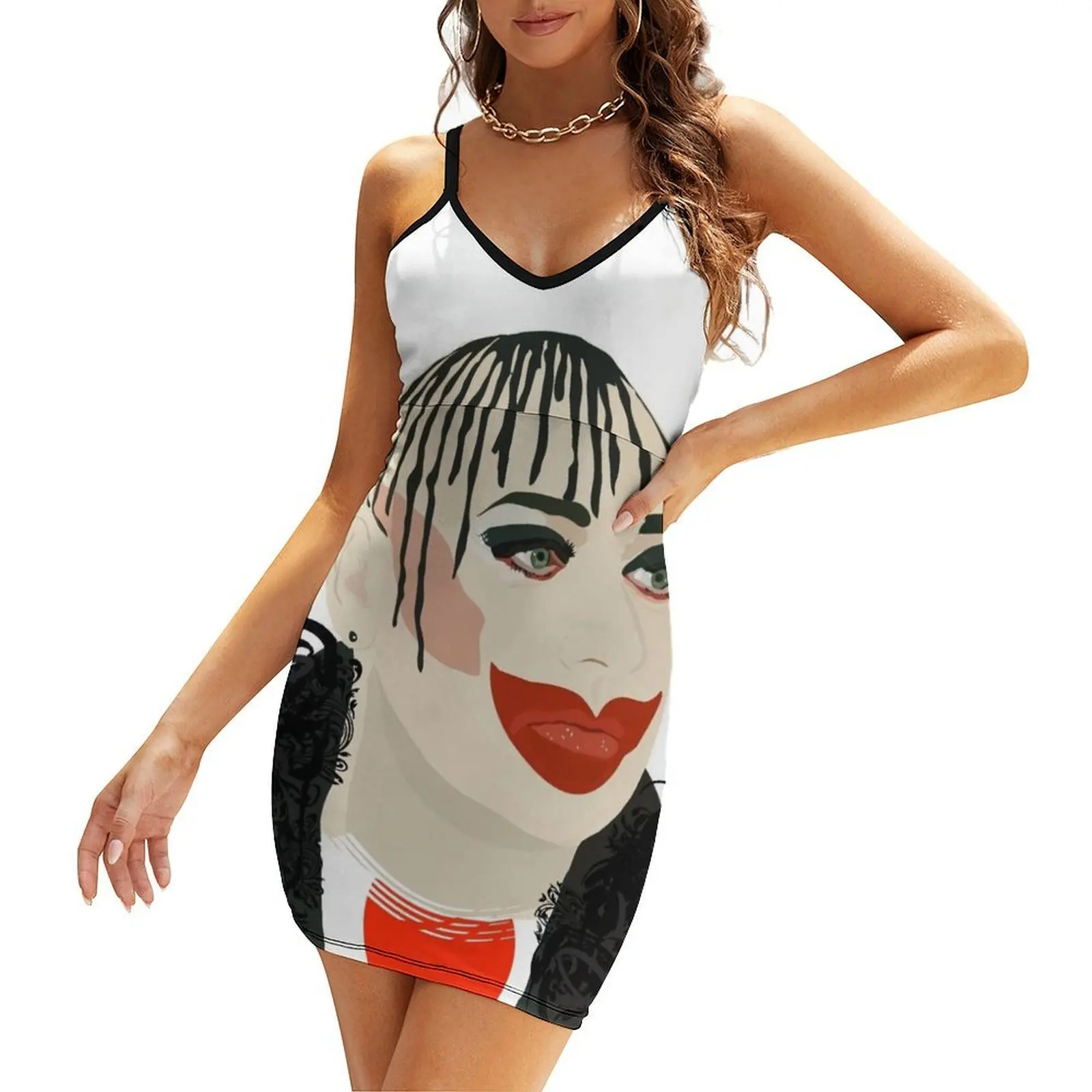

BOWERY Sling Dress summer dress woman 2025 trendy Women's clothing Summer dresses for women women's evening dresses 2025