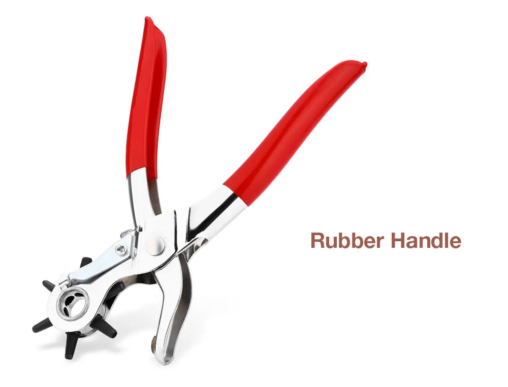 Multifunktionaler Tragbarer Locher für Schwerlastanwendungen, Leder-Gürtel- und Uhrenarmband-Lochstanzer, Handzange für Gürtellocher NW-112 – Detail 7