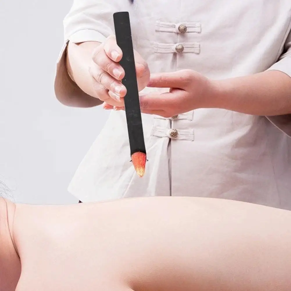 Rollo de Moxa sin Humo, Medicina China para el Útero, Acupuntura China, Desintoxicación, Masaje con Moxas, Terapia de Calor M5J3