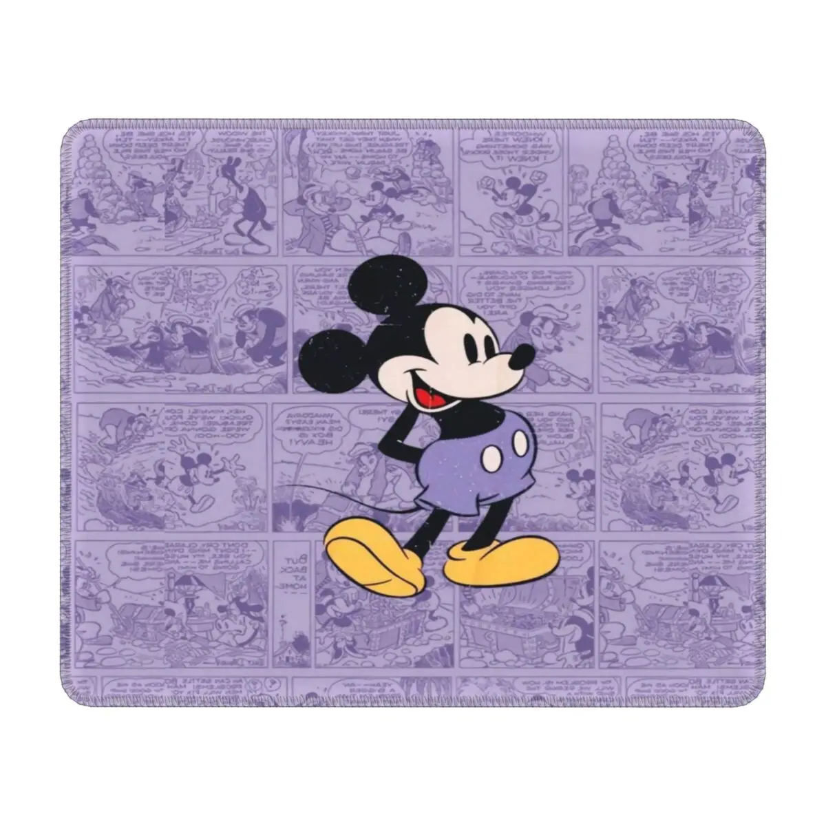 Custom Mickey Mouse Gamer Mouse Mat Non-Slip Rubber Base Lockedge Mousepad Office Desktop Anime Mouse Pad