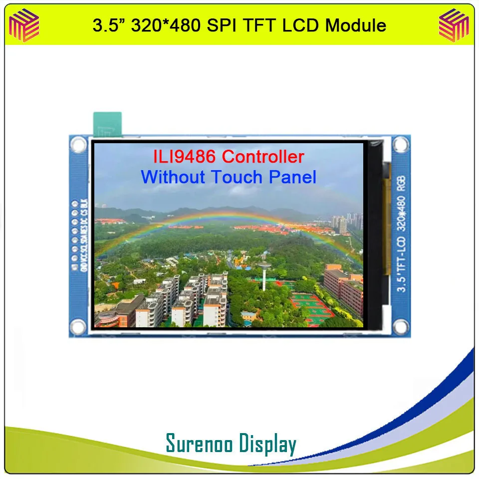 3,5 "zoll 480*320 MCU SPI Serielle TFT LCD Modul Display mit Touch Panel Build-in fahrer ILI9488