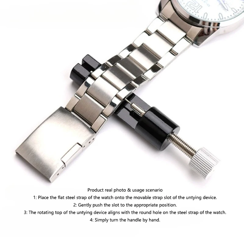 Watch Repair Tools - Strap Remover Metal Watch Regulator Strap Chain Disassembler Adjustment for Strap Length
