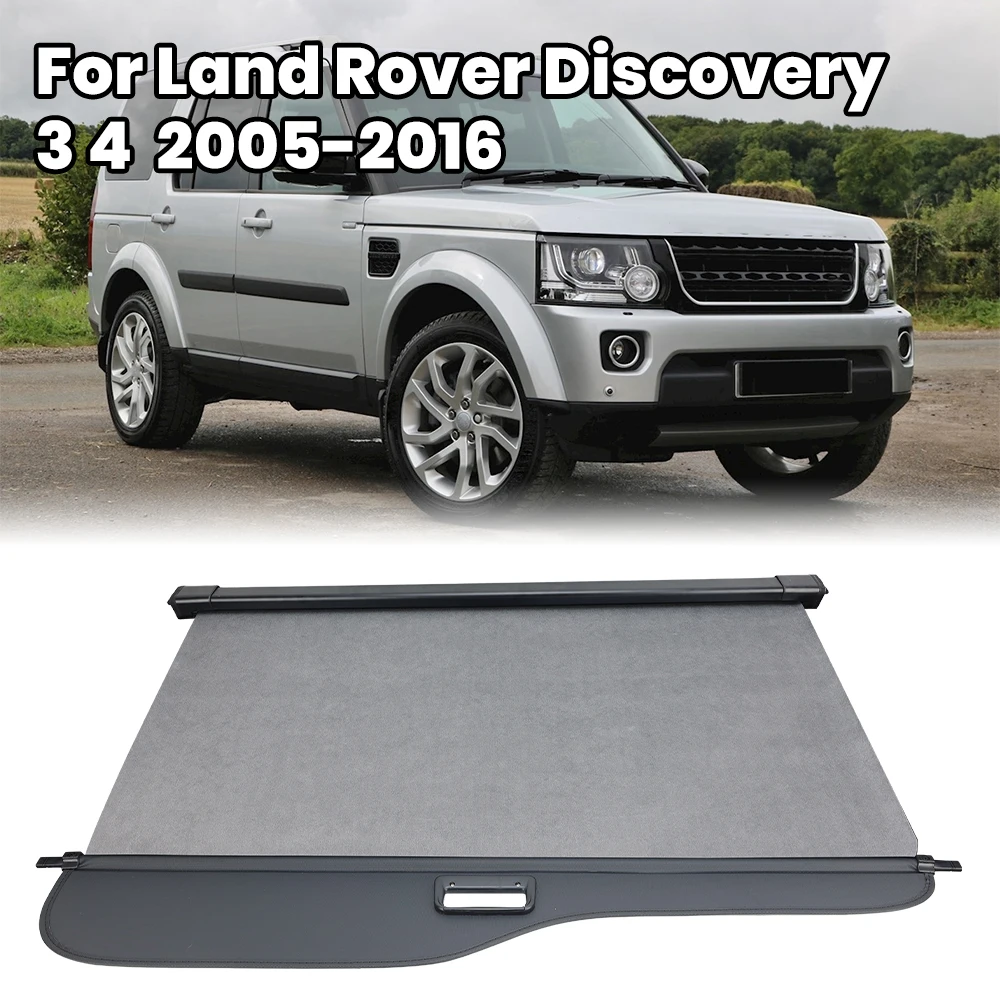 Trunk Cover Curtain For Land Rover Discoverer 3 4 2005-2016 Trunk Panel Car Inner Accessory LR018337 LR018338