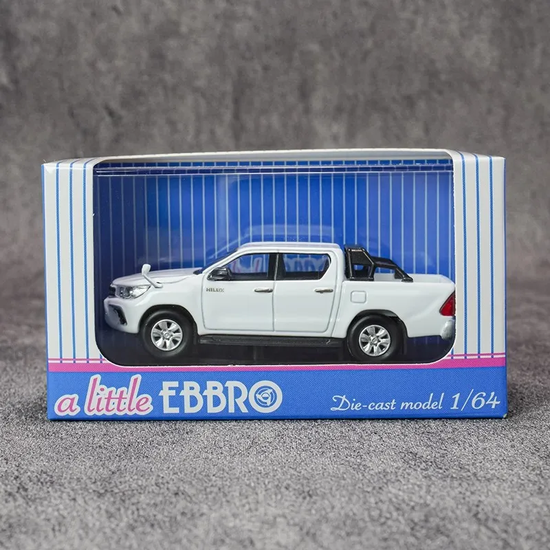 Nuovo In Magazzino EBBRO 1:64 Toyota Hilux Pickup Serie di Simulazione In Lega In Miniatura Pressofuso Modello di Auto Personalizzato Ragazzo Giocattoli Collezione Regalo
