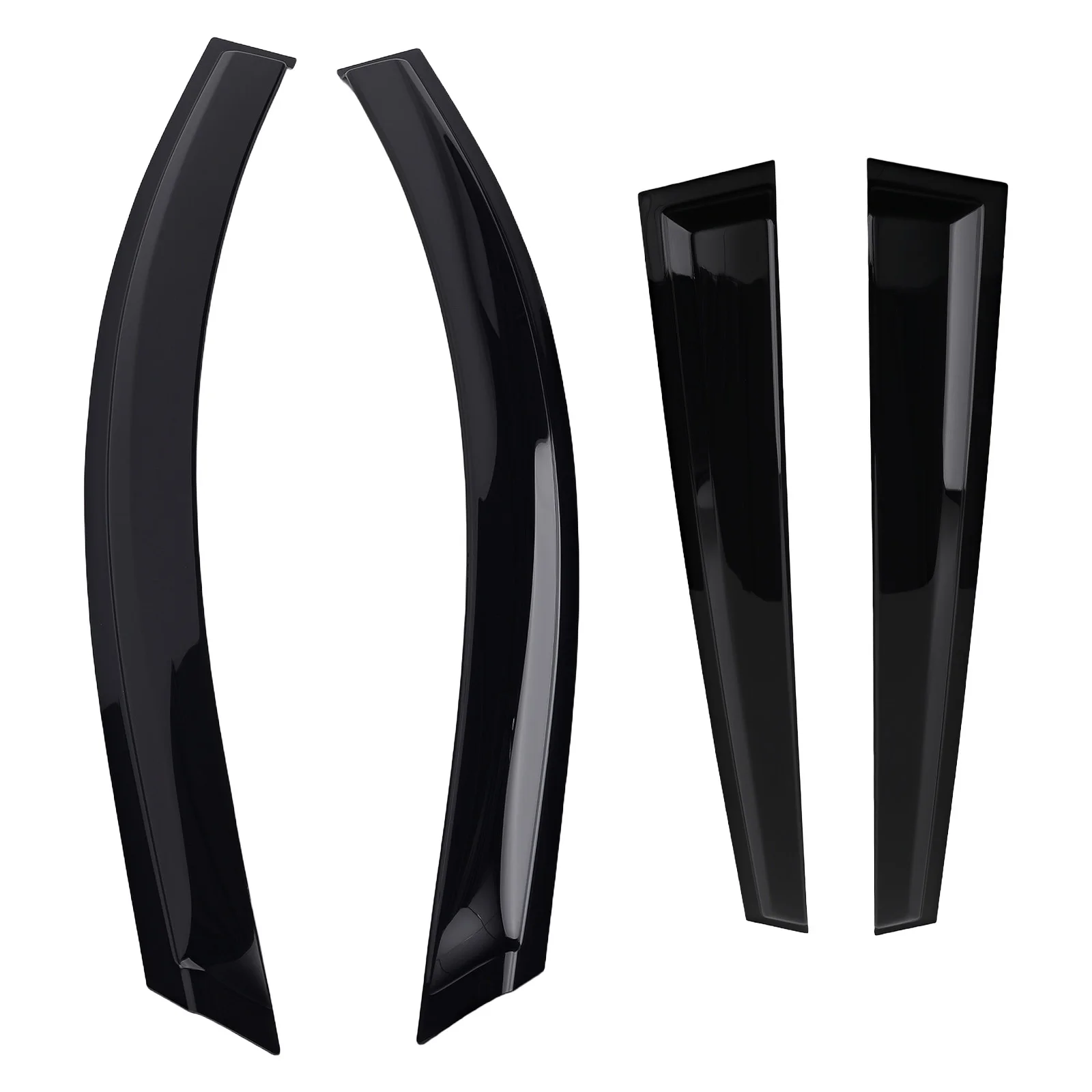 

Wind Deflectors Visor for Volvo XC60 MK2 2017-2024 Black Tinted Set 4PC