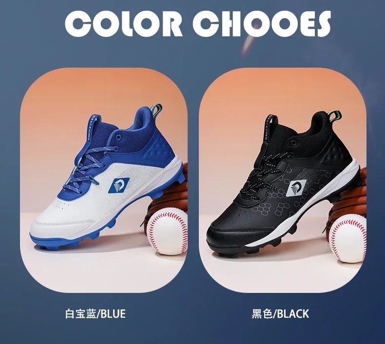 Neue Baseball-Schuhe für Herren, original, atmungsaktiv, leicht, sportlich, für Damen, professionelle, hochwertige, widerstandsfähige Trainings-Sneaker – Detail 1