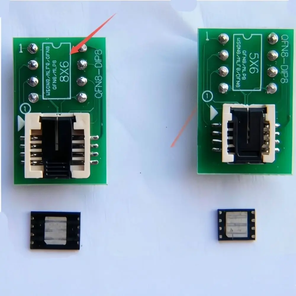 For For ANASWEENEY WSON8 Test Socket DFN8 QFN8 Adapter 1.27mm Pitch 6x8mm 5x6mm Electronic Component Programming Reader