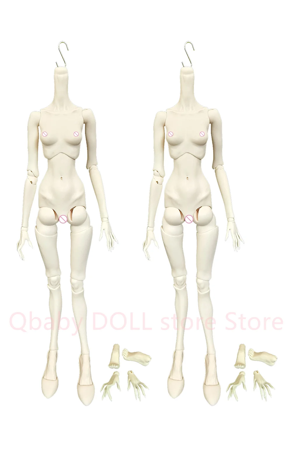 

BJD Doll 1/4 Russian sisters Doll body Girl Doll Art Toy Girl Resin Doll Body part accessory