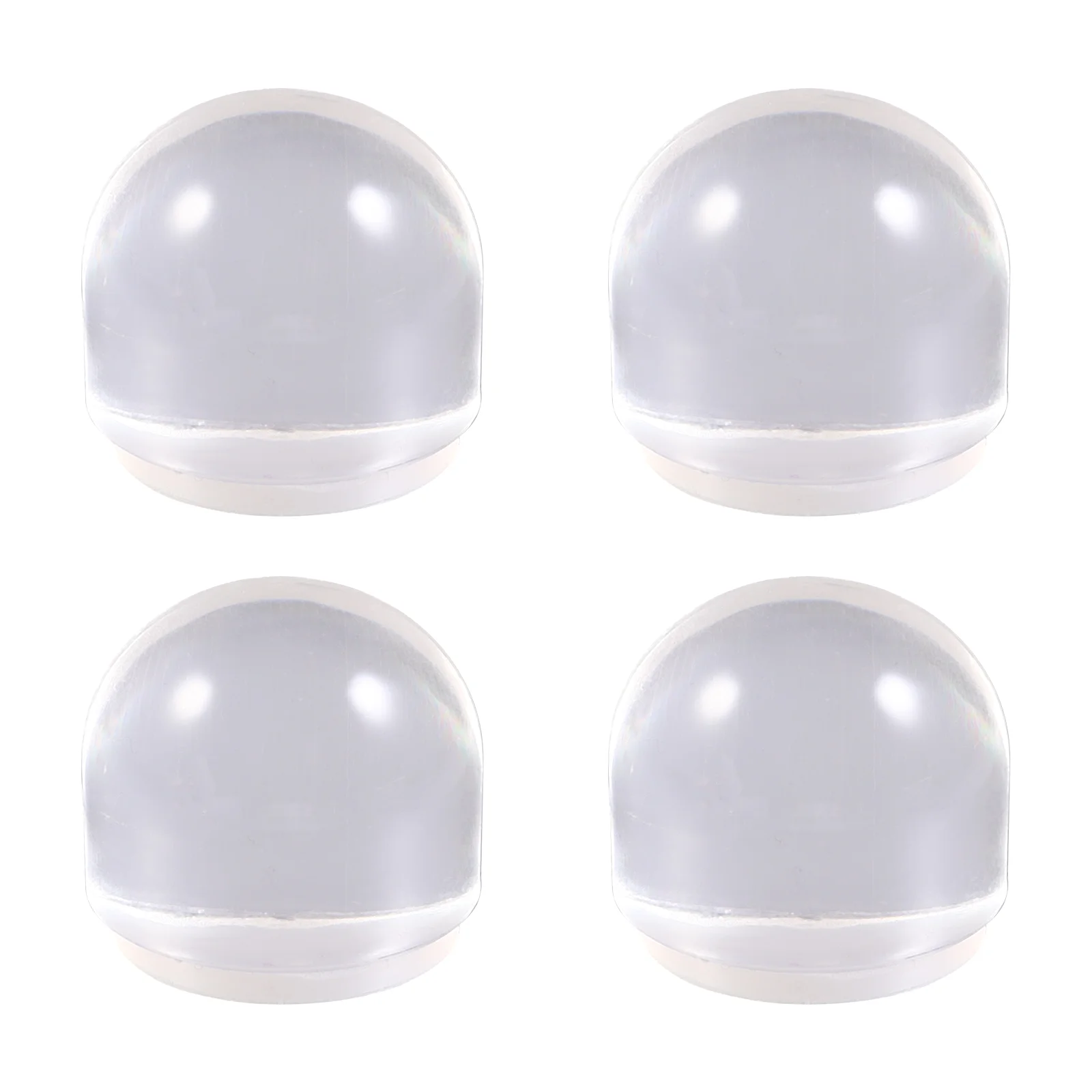 

4 Pcs Acrylic Door Stop Set Transparent Anti Collision Bumper Home Furniture Protector Magnetic Door Holder For Bedroom Safe