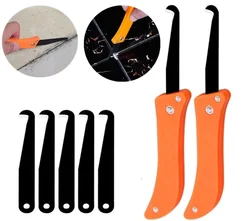 Folding tile gap repair tool hook knife Floor wall Seam Old Mortar Grout Cleaning Dust Removal home diy Construction Hand Tools